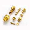 Marchton Automation CNC Turning Service Custom Made Turned Machined Parts CDA 360 Brass Spray Nozzle for Machinery